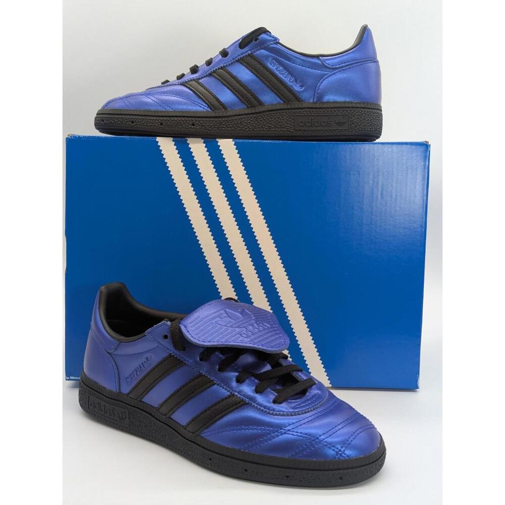 Adidas Handball Spezial Lucid Blue Metallic Black JH5602 Womens Size 6.5 / 5.5Y